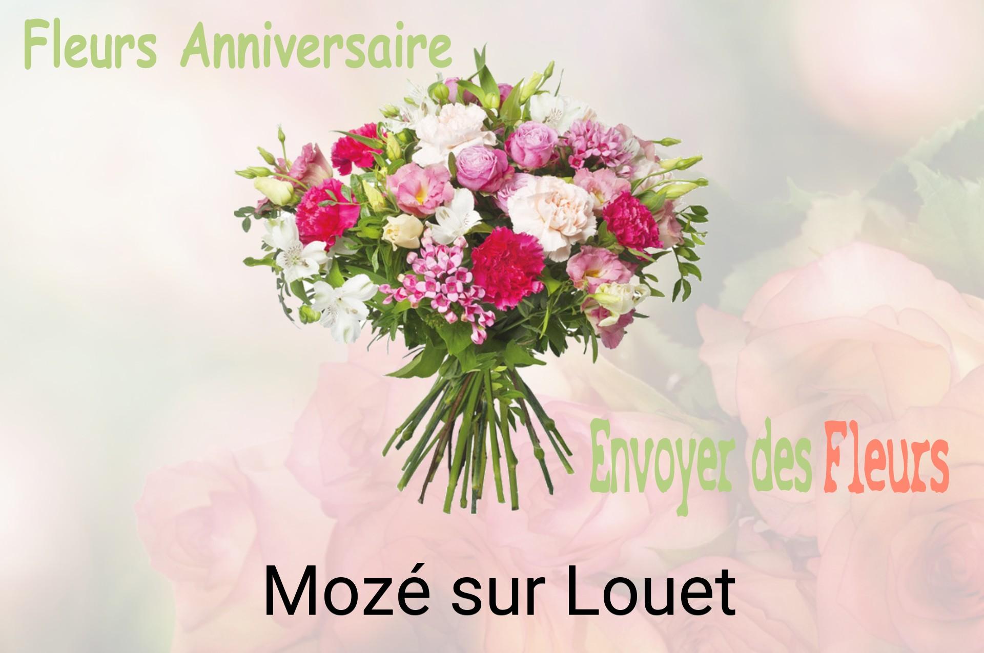 Bouquet de fleurs d’anniversaire livré à Mozé-sur-Louet