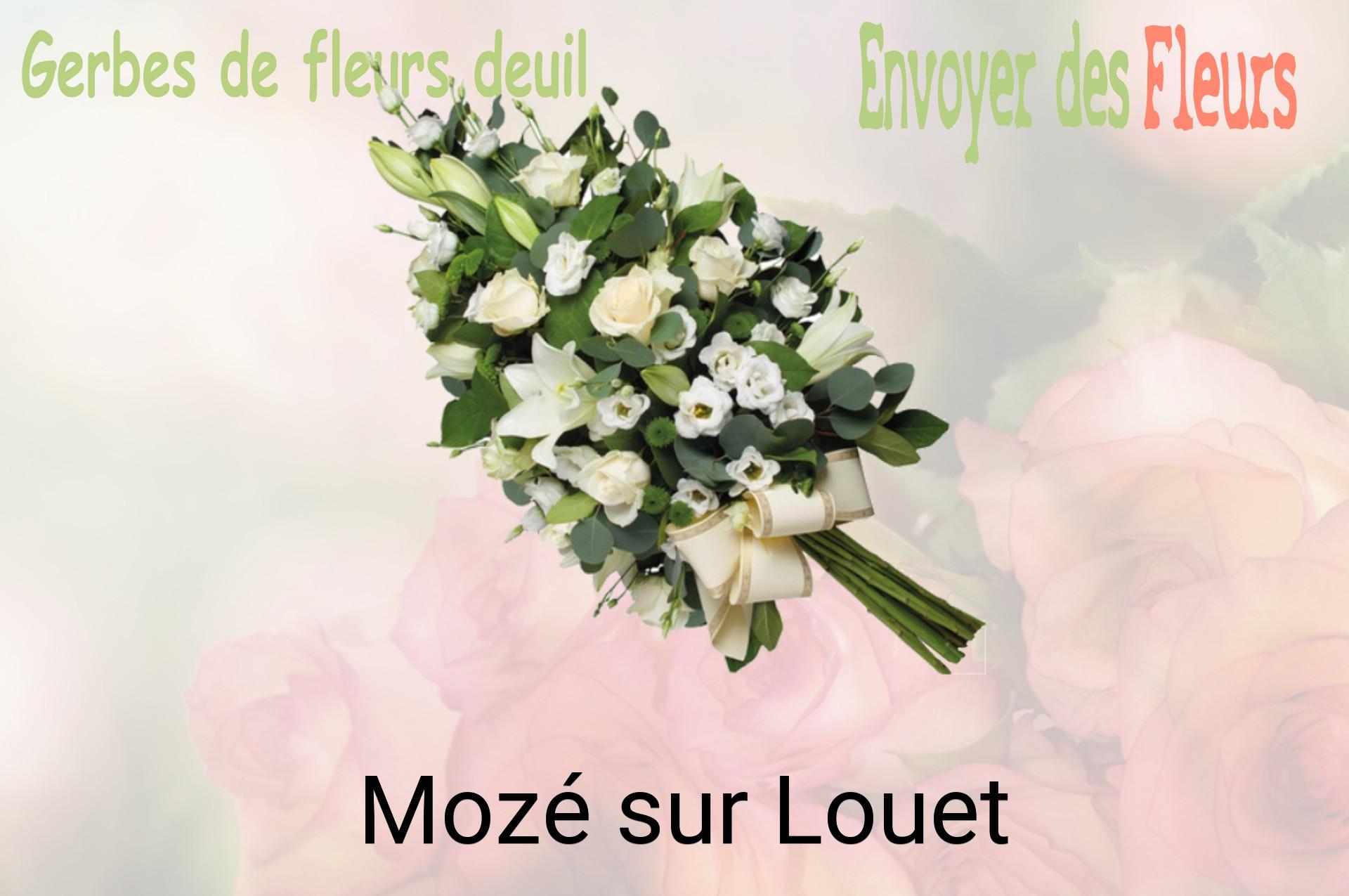 Gerbe de fleurs de deuil livrée à Mozé-sur-Louet